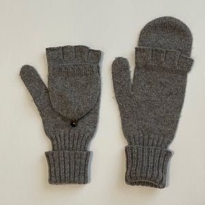 J Crew grey gloves